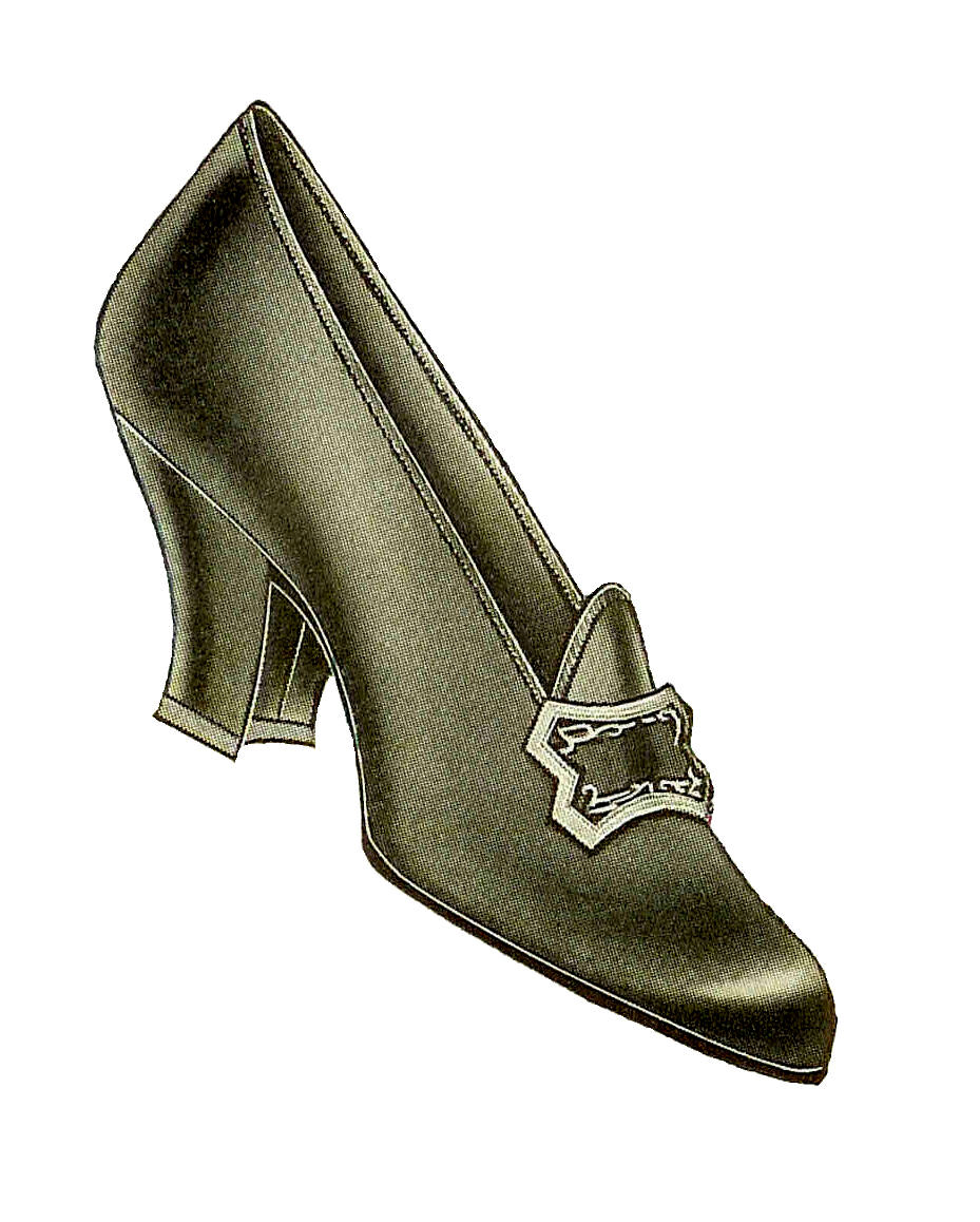Antique Images Vintage Shoe Clip Art Women's Vintage Shoe Fashion