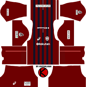 Vissel Kobe ヴィッセル神戸 kits 2017 - Dream League Soccer