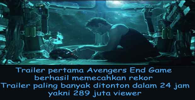 trailer avenger 4 end game memecahkan rekor youtube trailer avenger 4 end game memecahkan rekor youtube