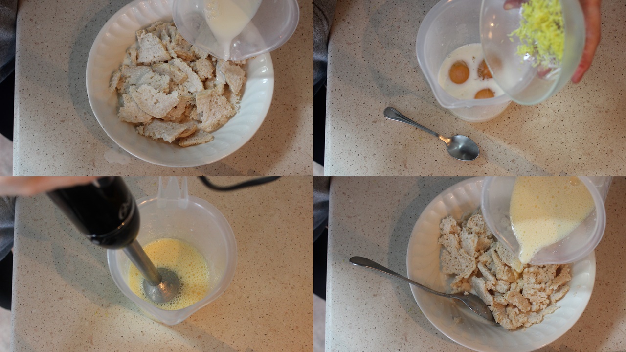 JULIA Y SUS RECETAS Pudin de pan con aroma de limón, sin gluten