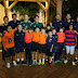 Estudiantes del Puntacana International School  reciben al FCB Escola en Puntacana Resort & Club