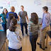 Mark Zuckerberg visted the students and teachers at Everest Public High School in Redwood City, California.