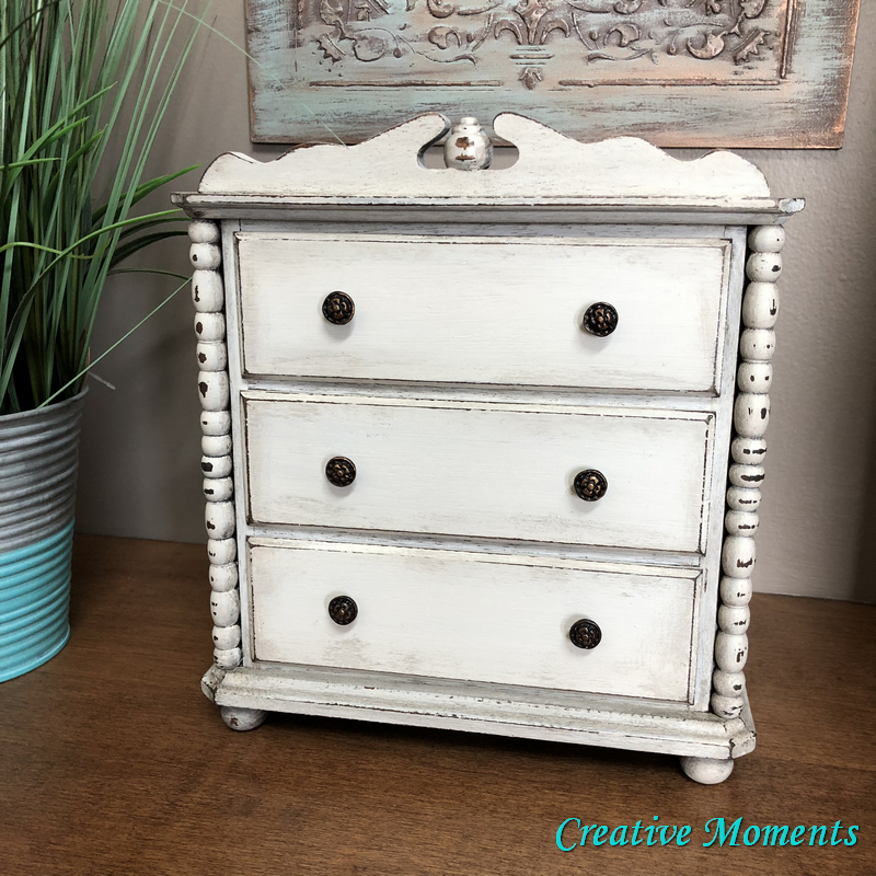 Warm White Farmhouse Jewelry Box