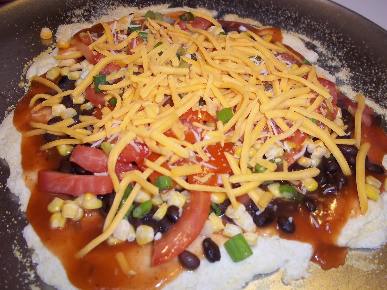 The Daily Smash Black Bean Taco Pizza