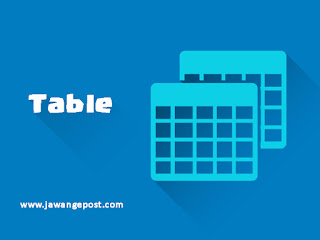 Tutorial Dasar Website-Membuat Table