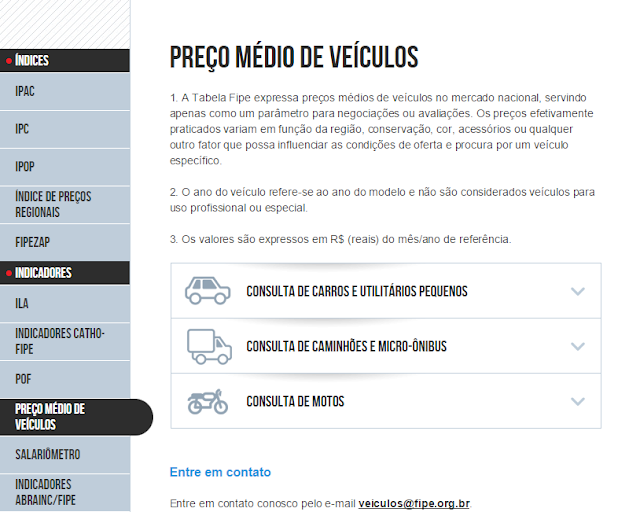 Fipe Carros Consulta e Dicas Autos Novos