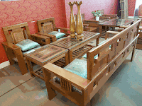 Nội thất Phú Quý: Sa lông gỗ, bàn ghế sofa phòng khách gỗ tự nhiên - 6