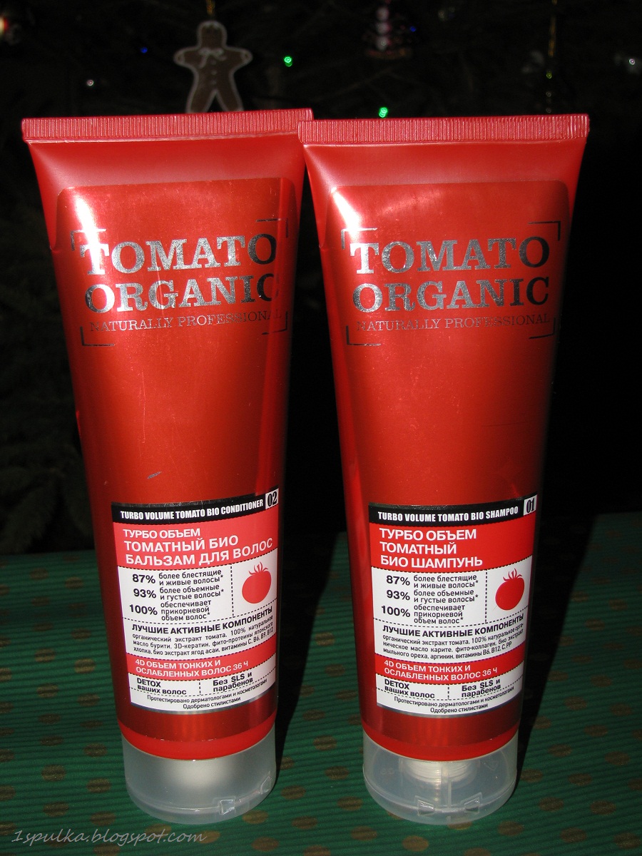 Мой блог: Томатный шампунь и бальзам для волос Organic Shop naturally ...