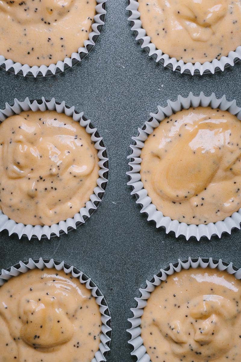 Passion Fruit and Poppy Seed Cupcakes