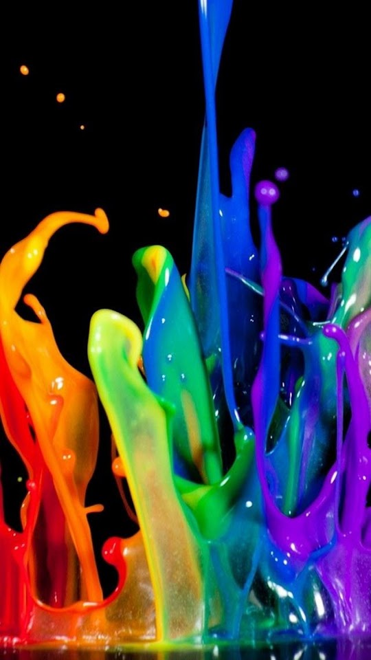   iOS 7 Colorful Water Splash   Galaxy Note HD Wallpaper