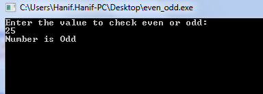 Write a c program to check the number is even or odd using switch case