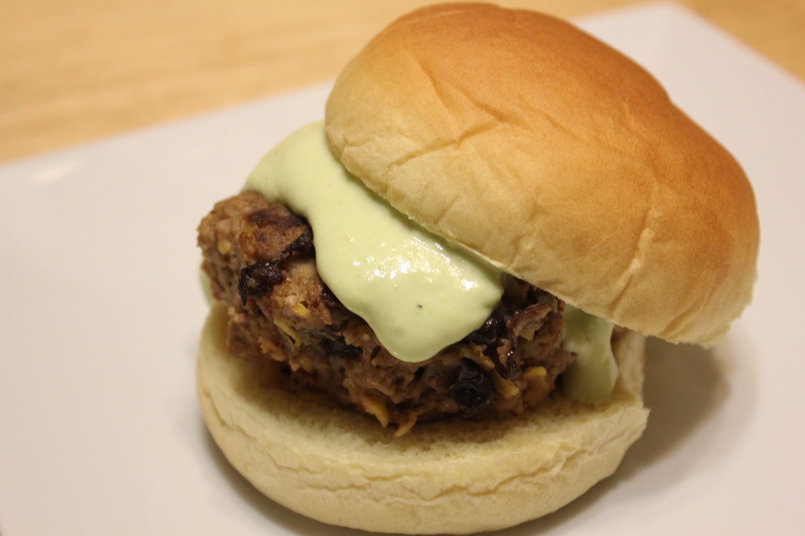 The Busy Mom Cafe Black Bean Turkey Burgers With Avocado Ranch Sauce