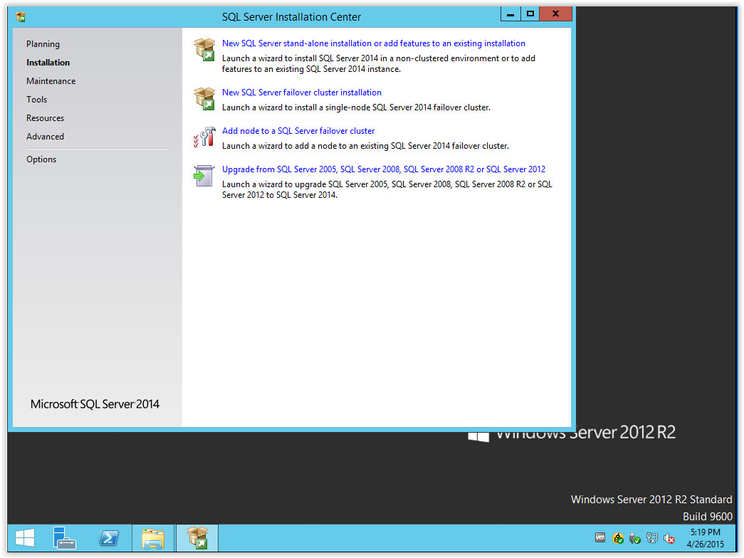 Sql server 2014. Exists sql.