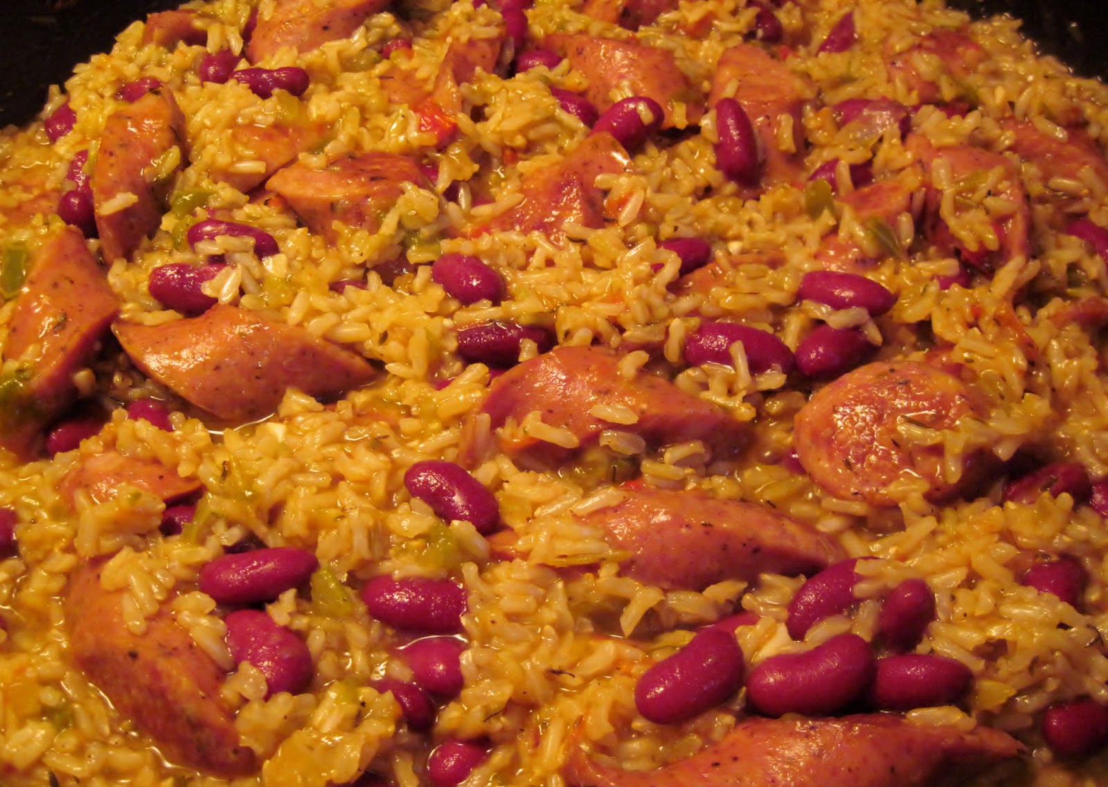 Carolina Sauce Company: Simple Skillet Supper: Spicy Red Beans & Beer