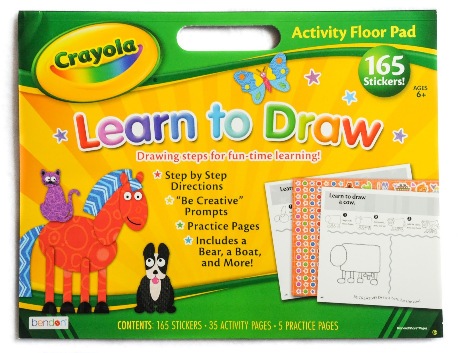 Crayola Activity Floor Pad Learn To Draw Jenny S Crayon Collection
