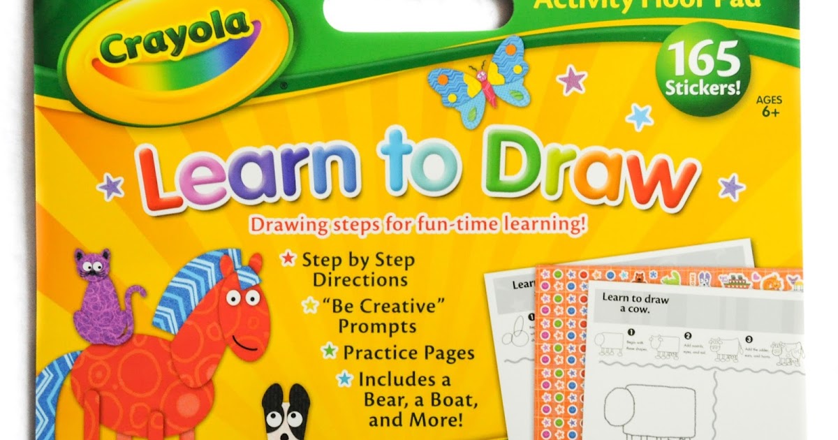 LEARN TO DRAW  Stickers CRAYOLA ARTIST PAD Details about   CRAYOLA  SHIMMER ACTIVITY PACK 