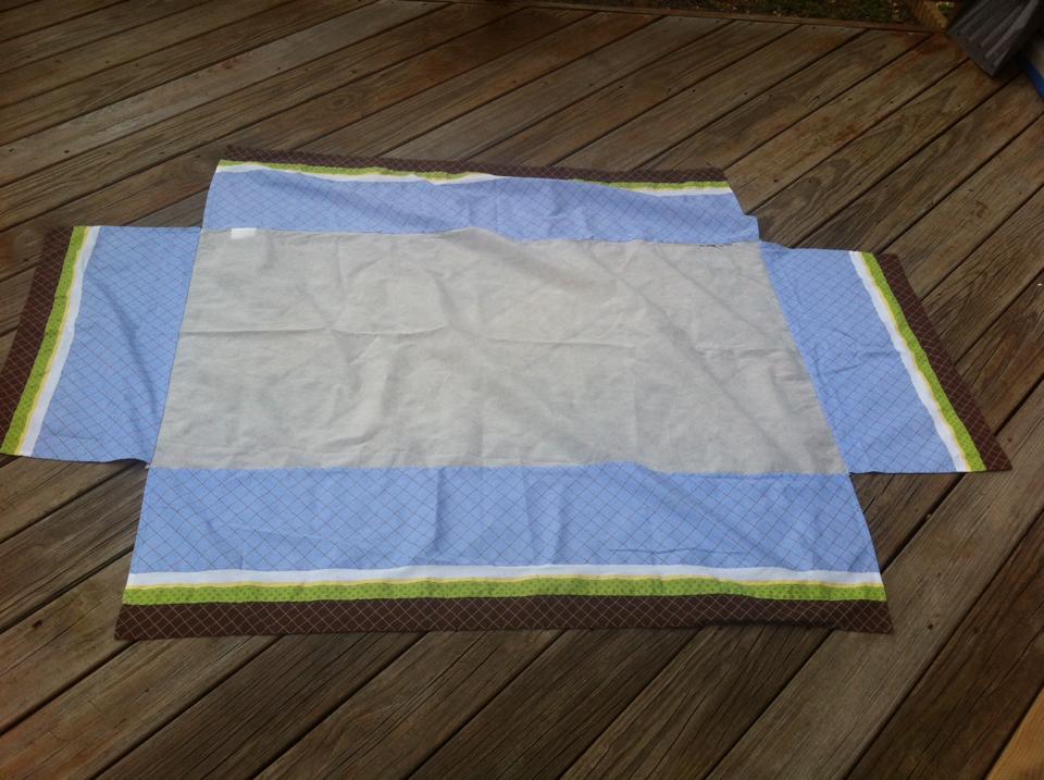 I Can Work With That A Valance Curtain From a Dust Ruffle