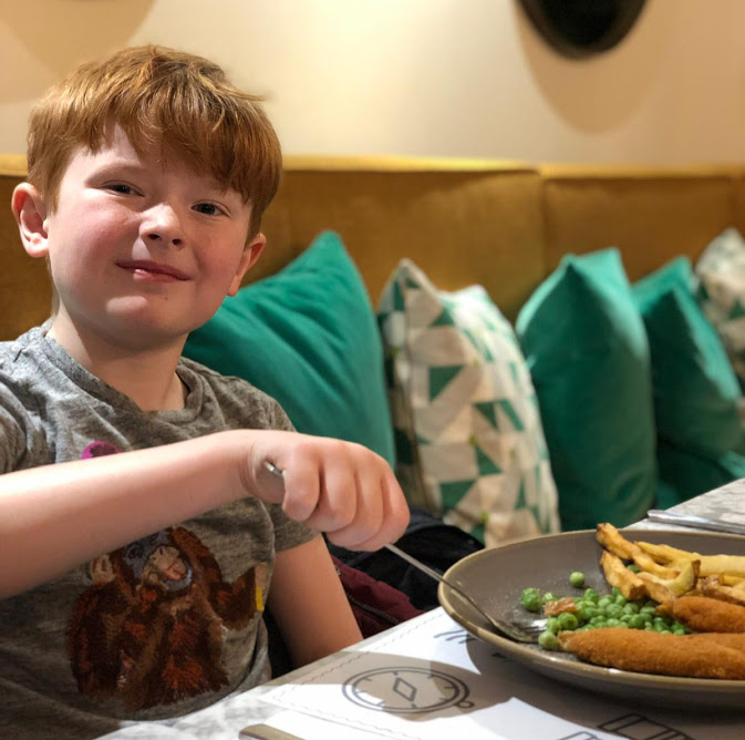 Waterside Cornwall Review | Self-Catering Lodges Near The Eden Project - children's fish and chips 