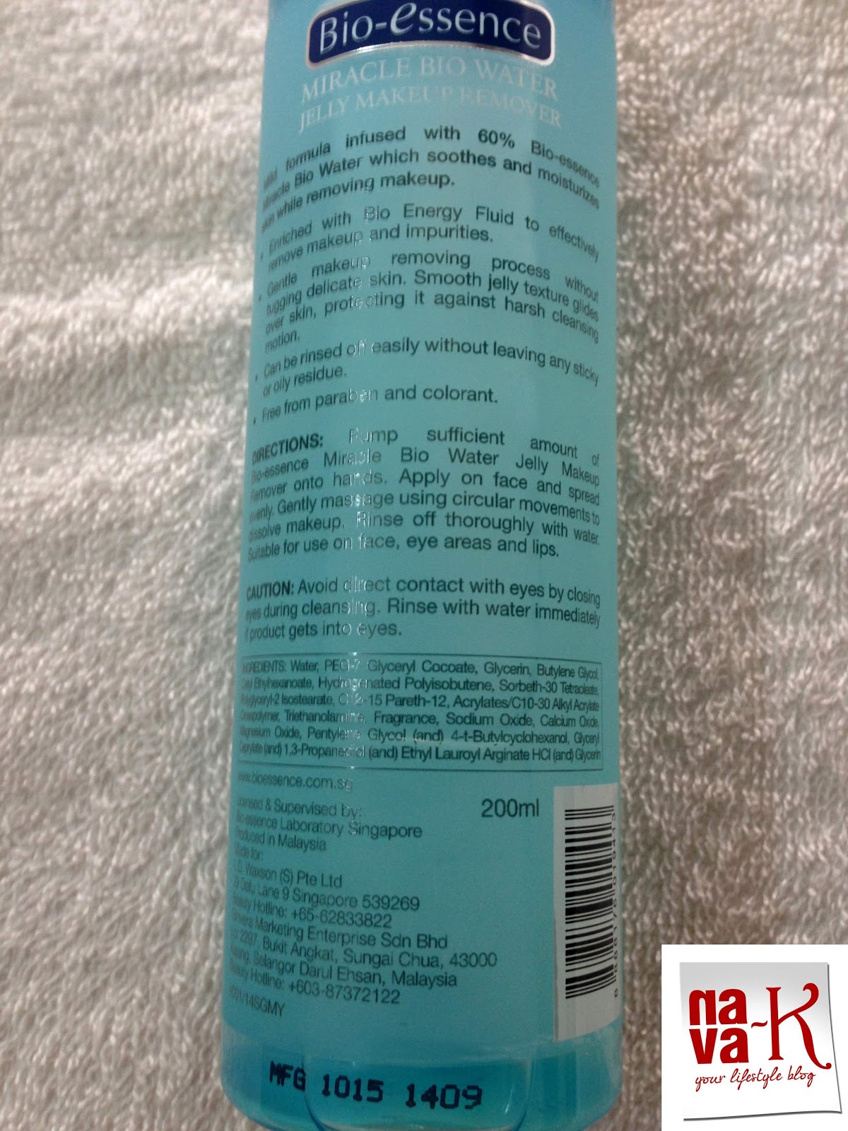 bio essence jelly makeup remover