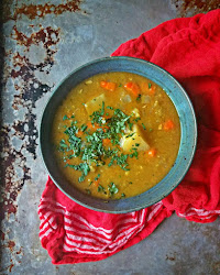 soup split pea cooker pressure vegan skinnytaste adapted
