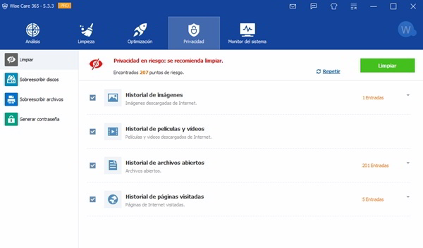 wise care 365 software imagen 003 - ✅ Wise Care 365 Pro (2019) Versión 5.3.8 Español [ MG - MF +]