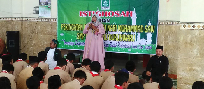 Melaksanakan pengalaman ajaran aswaja, sebagai bagian dari komunitas NU