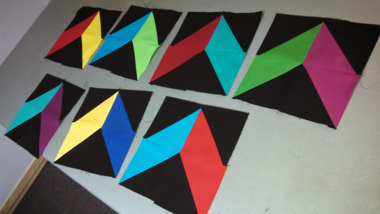 Quilting In The BunkHouse: Chevron Continued..3