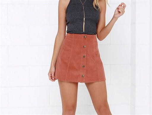 corduroy a line skirt corduroy a line skirt