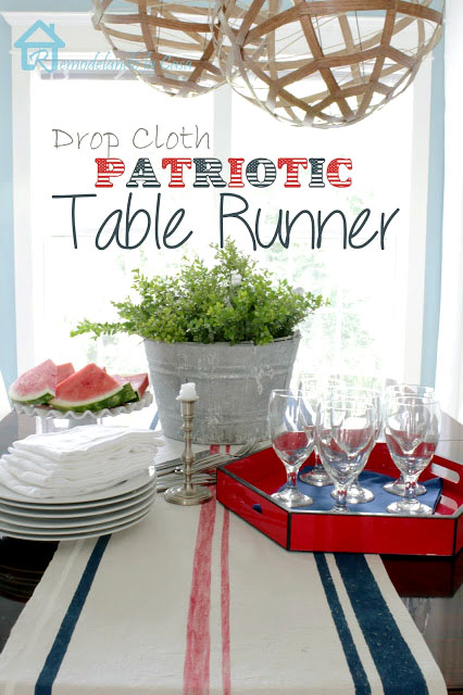 how to make a patriotic table runner