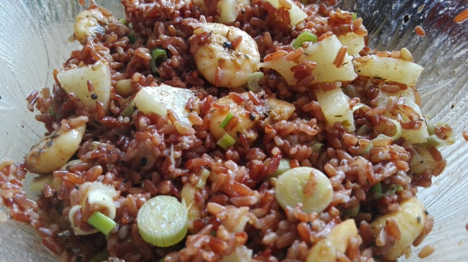 Exotischer Reissalat mit Garnelen - Soni - Cooking with love