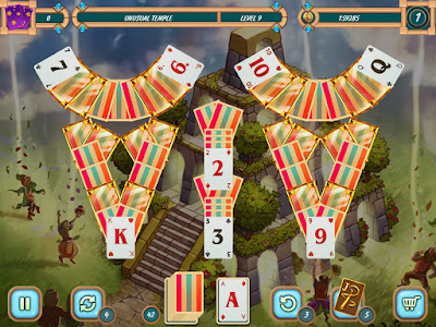 Sweet Solitaire School Witch Game Screenshot 4