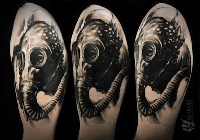 Gas Mask Tattoo Gas Mask Tattoo