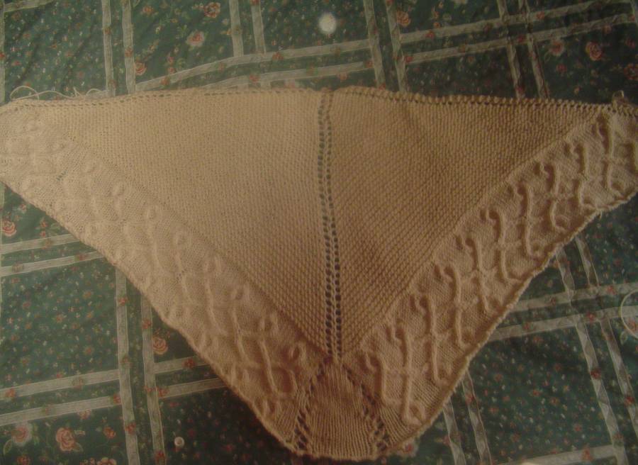 cable shawl