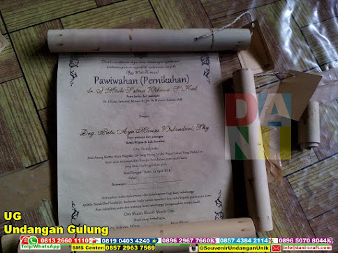 jual Undangan Gulung