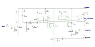 pwmmotor driver switched wiring circuitsee image details a series of pwm dc motor driver with forward reverse and breaking above dc motor speed is set to pulse through the input pwm pwm,