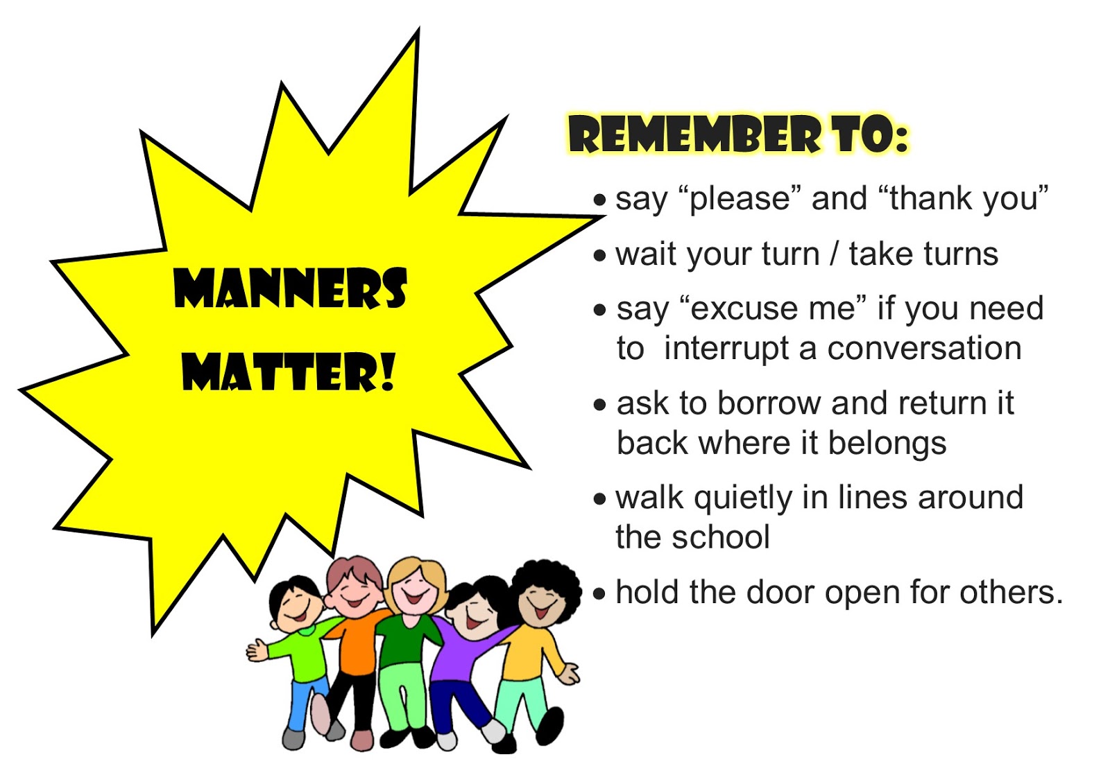 Owai19 @ Owairaka District School: Weeks 1/2 2016: Manners Matter
