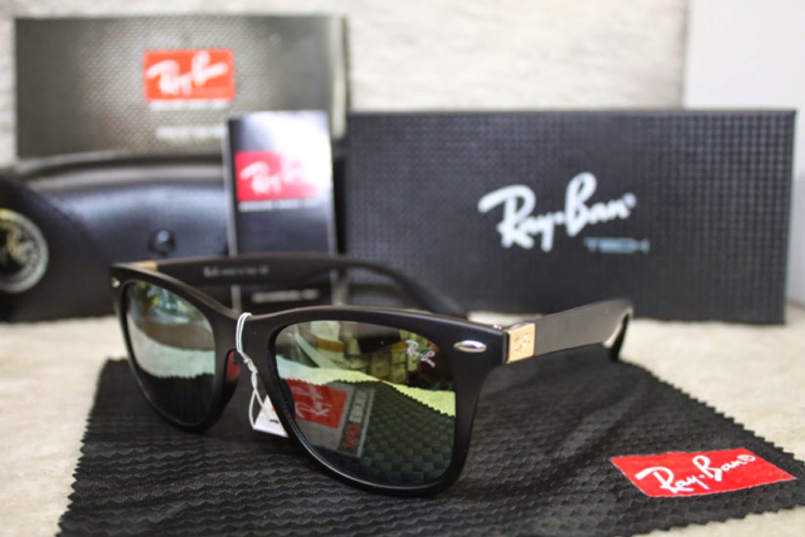rayban hitam