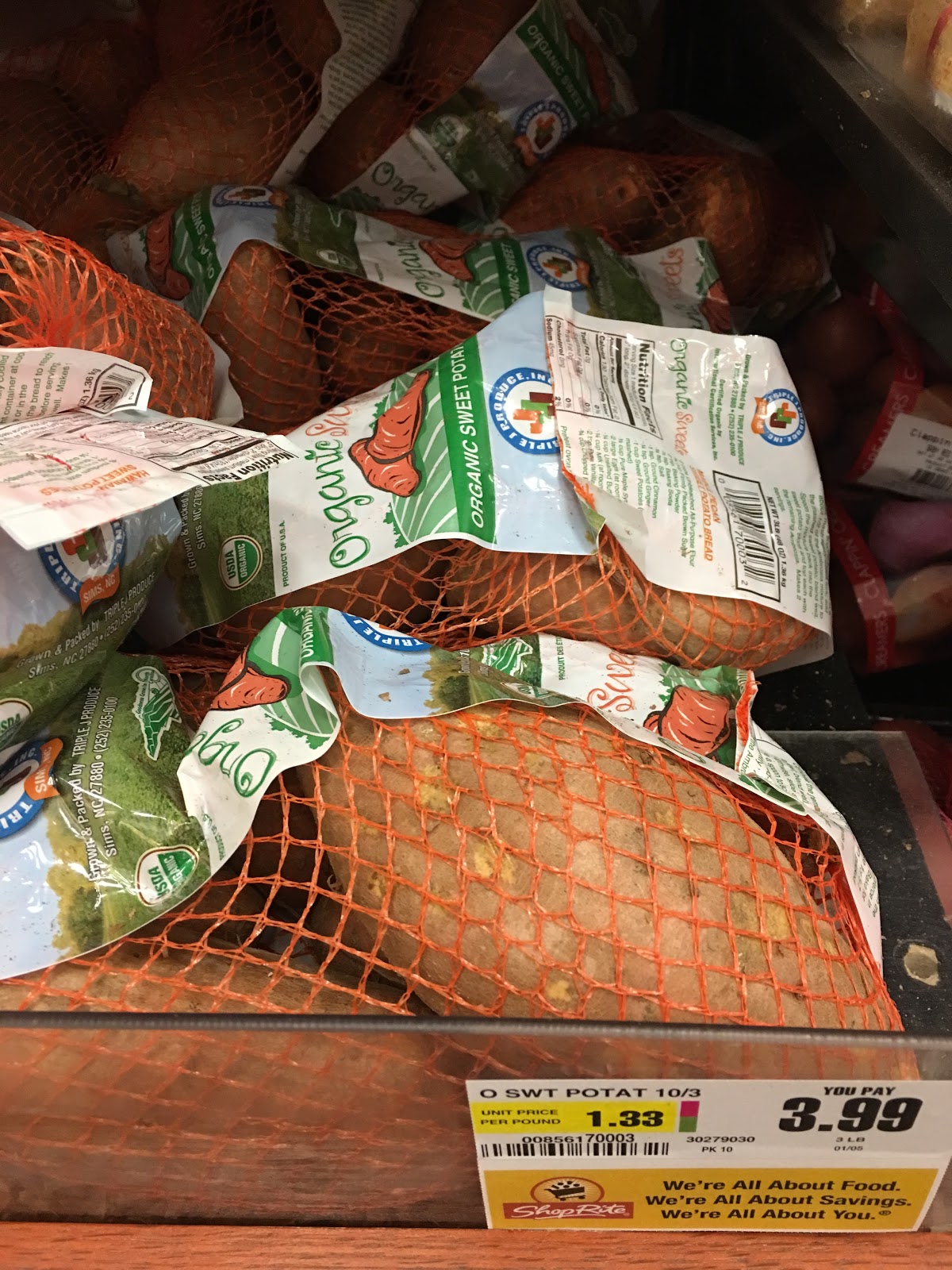 The Sasson Report Free organic sweet potatoes at ShopRite; plus