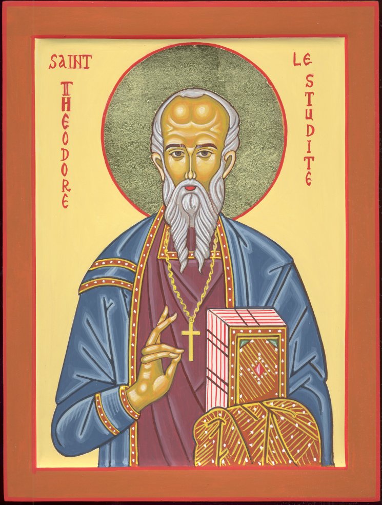icône et tradition SAINT THEODORE HIGOUMENE DU MONASTERE DU STOUDION
