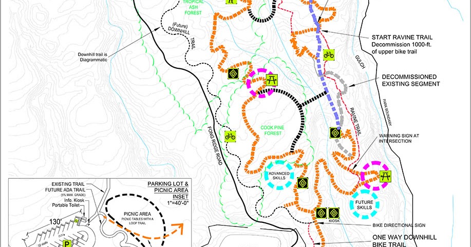 Makawao Forest Reserve Trail Map Maui Runner: Makawao Forest Reserve - Trail Run