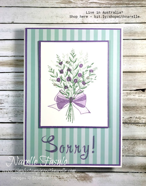 Create delicate cards like this with the Wishing You Well stamp set. See it here - http://bit.ly/WishingYouWellbySU