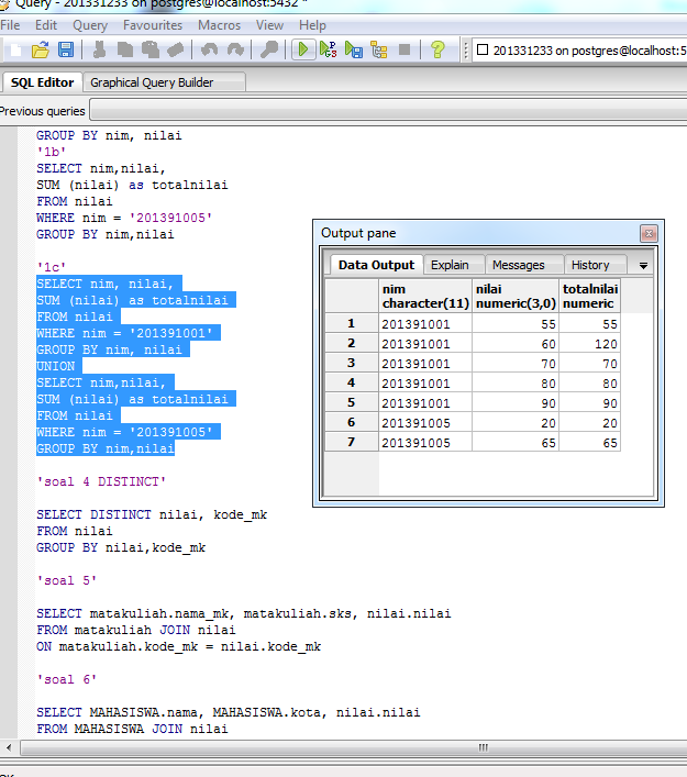 PEMROGRAMAN SQL: Aljabar Relational