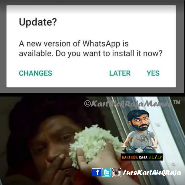 Featured image of post New Whatsapp Update Memes : Discover all details about the new whatsapp web 2.2043.7 update, that brings new hidden tracks for calls!