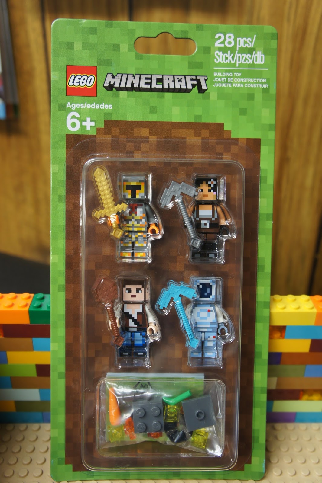 LEGO 853610 Minecraft SKINPACK Blister Pack w/ 4 Minifigures