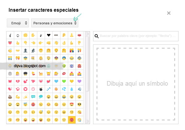Emoji en tus textos en Blogger emoji, post, Blogger, facebook