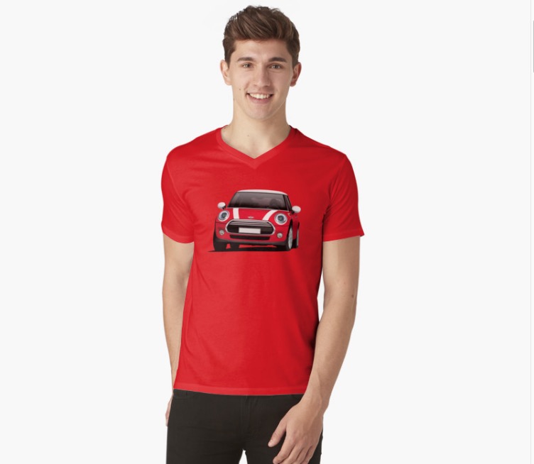 Mini Cooper T-shirt | Illustration | Car t-shirts and other gifts