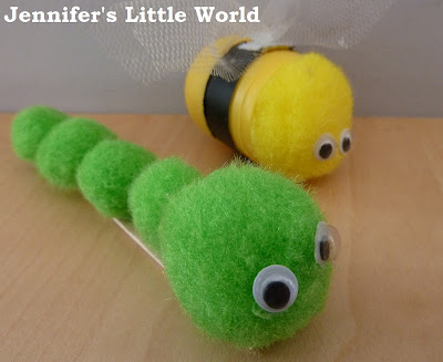 Bee and caterpillar junk modelling
