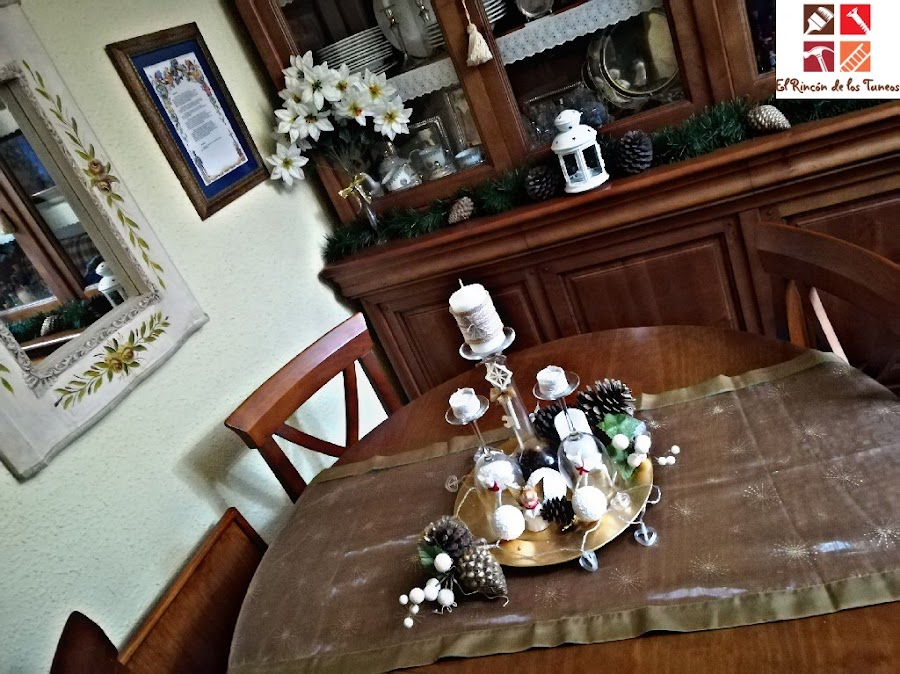 centro de mesa navideño