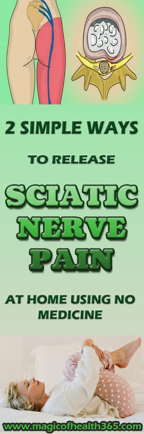 2 SIMPLE WAYS TO RELEASE SCIATIC NERVE PAIN AT HOME USING NO MEDICINE