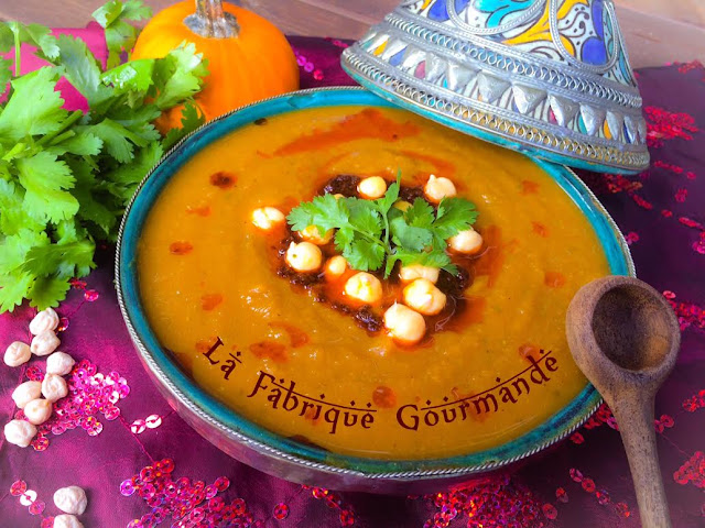 La Fabrique Gourmande: Soupe Marocaine aux Pois Chiche et Potiron